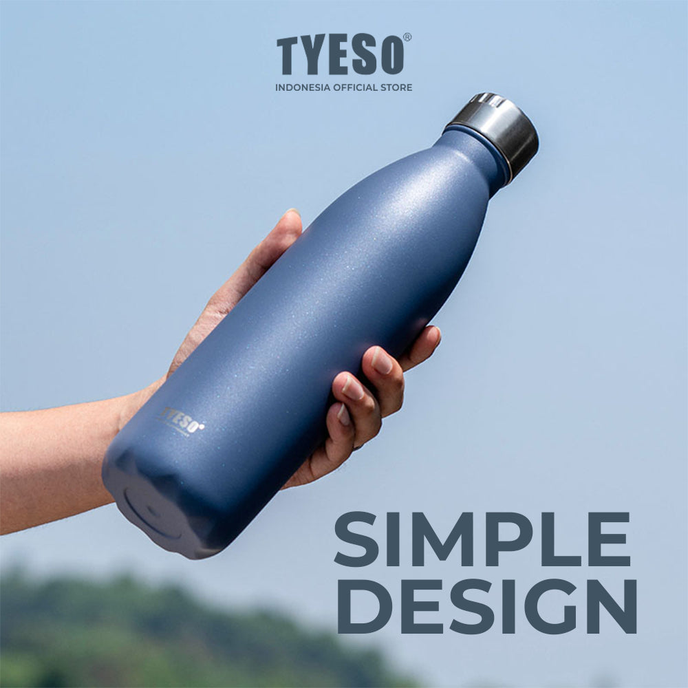 Tyeso Tumbler Botol Minum Portable Stainless 1000mL TS-8843 Thermos Vacuum Insulated Sports Bottle