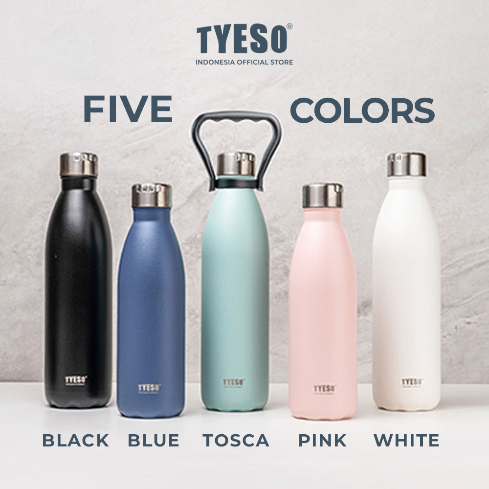 Tyeso Tumbler Botol Minum Portable Stainless 1000mL TS-8843 Thermos Vacuum Insulated Sports Bottle