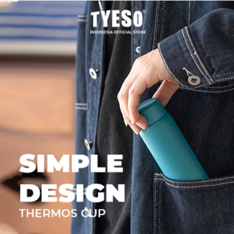 Tyeso Tumbler Mini 150 ML TS-8715 Termos Botol Minum Stainless Steel Kecil Coffee Vacuum Insulated