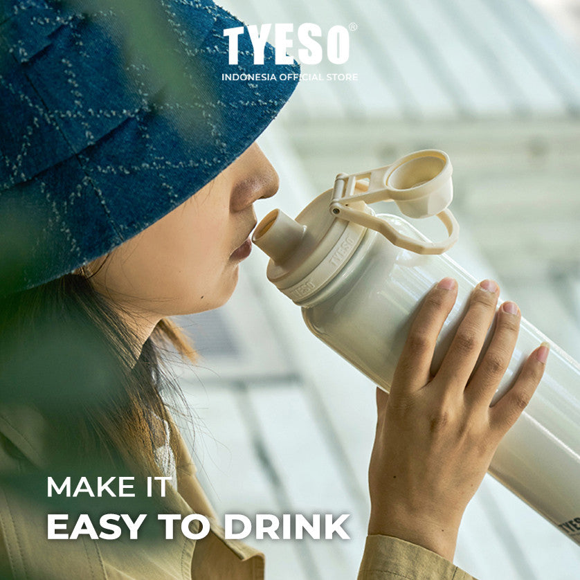 Tyeso Tumbler Botol Minum Stainless 750mL TS-8709C Sports Vacuum Insulated BPA FREE 25 Oz