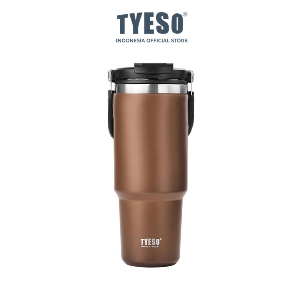 Tyeso Roam Tumbler 600ml TS-8826 Tahan Panas & Dingin Stainless Steel Leak-Proof