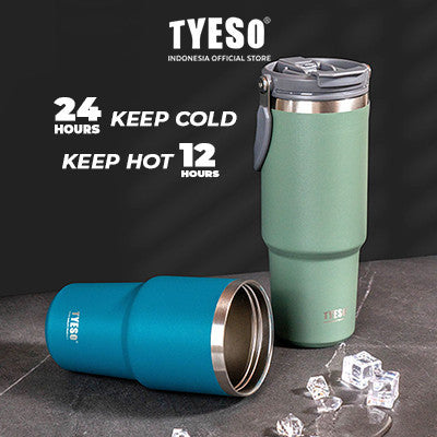 Tyeso Tumbler Botol Minum Portable Stainless 750 mL TS-8827 Thermos Cup Vacuum Insulated