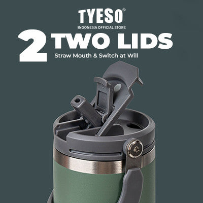 Tyeso Tumbler Botol Minum Portable Stainless 750 mL TS-8827 Thermos Cup Vacuum Insulated