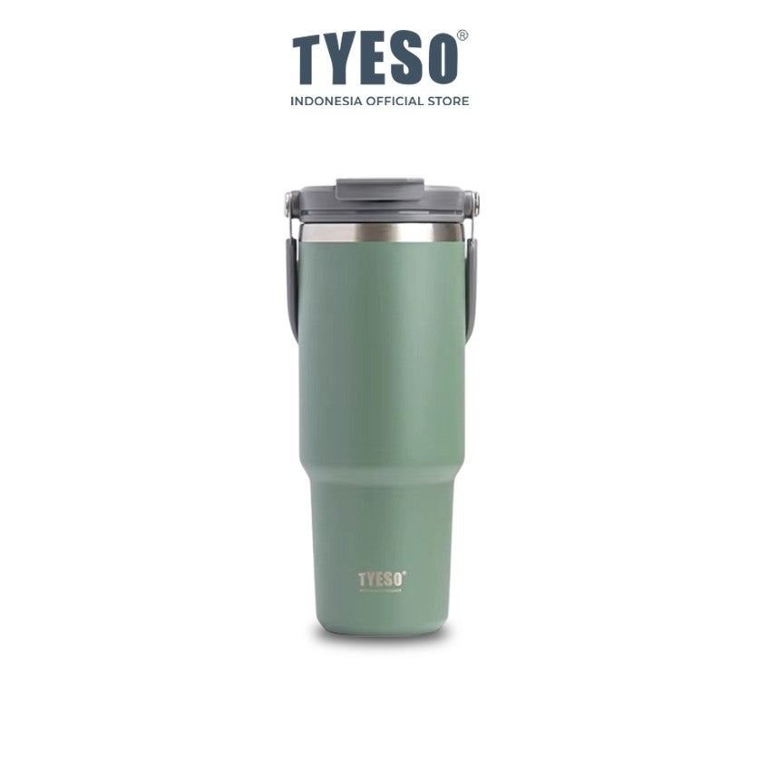 Tyeso Roam Tumbler 600ml TS-8826 Tahan Panas & Dingin Stainless Steel Leak-Proof