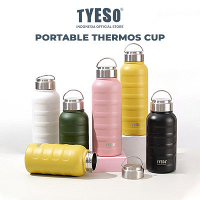 Tyeso Botol Minum Thermos Caterpillar 1000ml TS-8816 Vacuum Insulated Stainless Steel