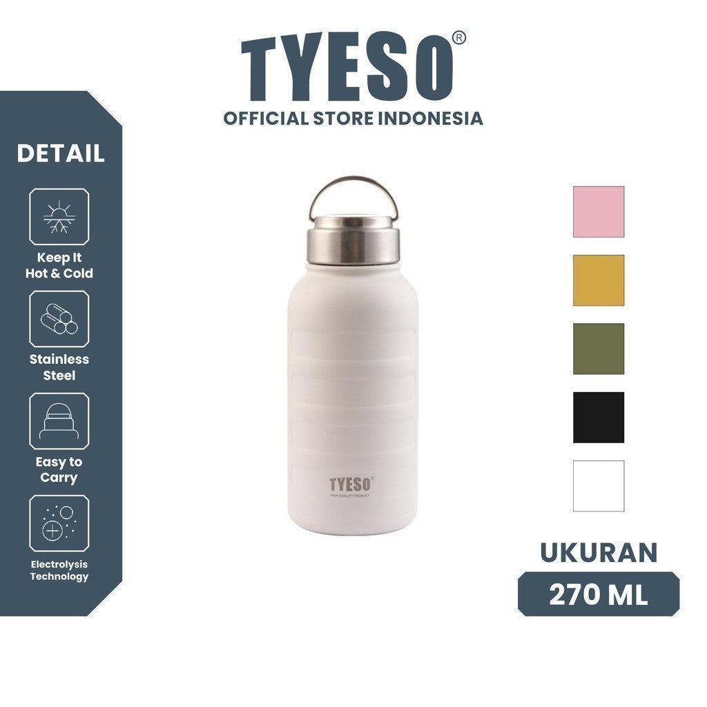 Tyeso Tumbler Caterpillar Mini 270 ml Botol Minum TS-8832 Portable Vacuum Insulated Stainless Steel