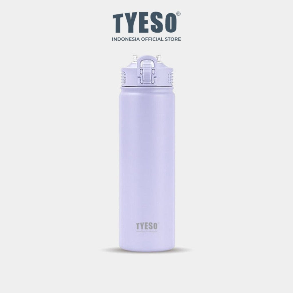 Tyeso Tumbler Botol Minum 750ml TS-01061 Stainless Steel Anti Tumpah Double Vacuum Insulated Sports