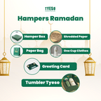 [Ettera Gift Ramadan Hampers] Tyeso Hampers Ramadan Premium Special Ettera Gift Set Tumbler Stainless Steel BPA FREE