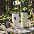 Tyeso Roam Tumbler 900ml  TS-01024 Stainless Steel Animal Edition Double Vacuum Insulated BPA FREE 30 Oz