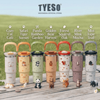Tyeso Roam Tumbler 900ml  TS-01024 Stainless Steel Animal Edition Double Vacuum Insulated BPA FREE 30 Oz