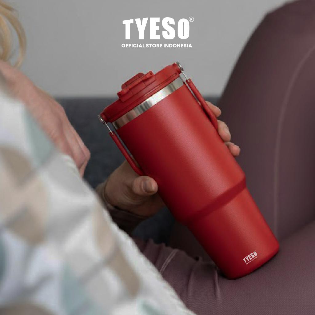 [Mahogany Edition] Tyeso Roam Tumbler Portable 900 ml TS-01024 Double Vacuum Insulated Stainless Steel