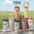 Tyeso Roam Tumbler 900ml  TS-01024 Stainless Steel Animal Edition Double Vacuum Insulated BPA FREE 30 Oz