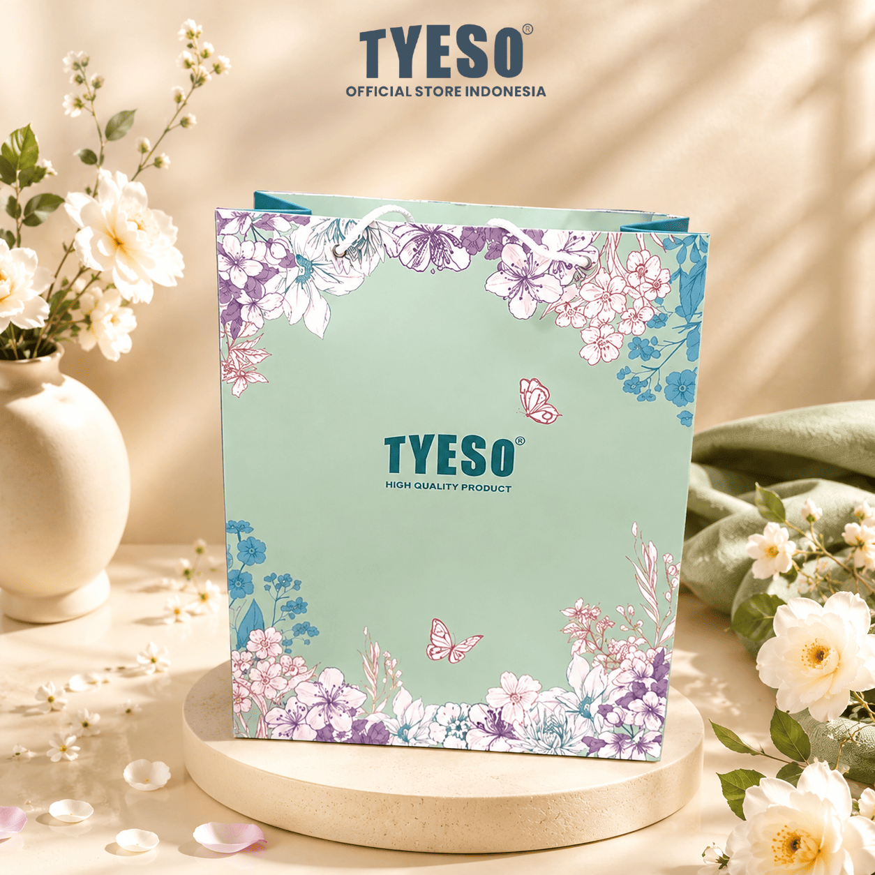 Paperbag Tyeso Indonesia Official Kotak Hadiah Kado Botol Minum