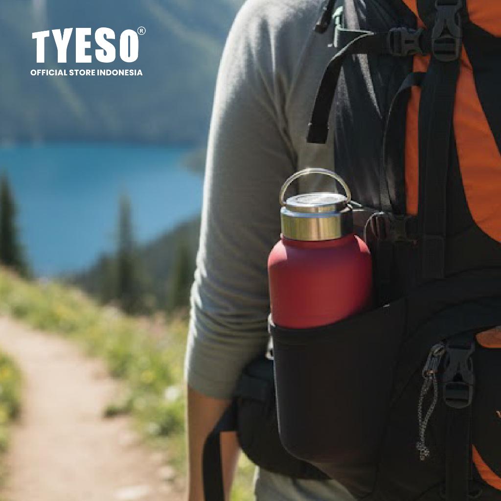 [Mahogany Edition] Tyeso Tumbler Caterpillar Mini 360ml Botol Minum TS-8833 Portable Vacuum Insulated Stainless Steel