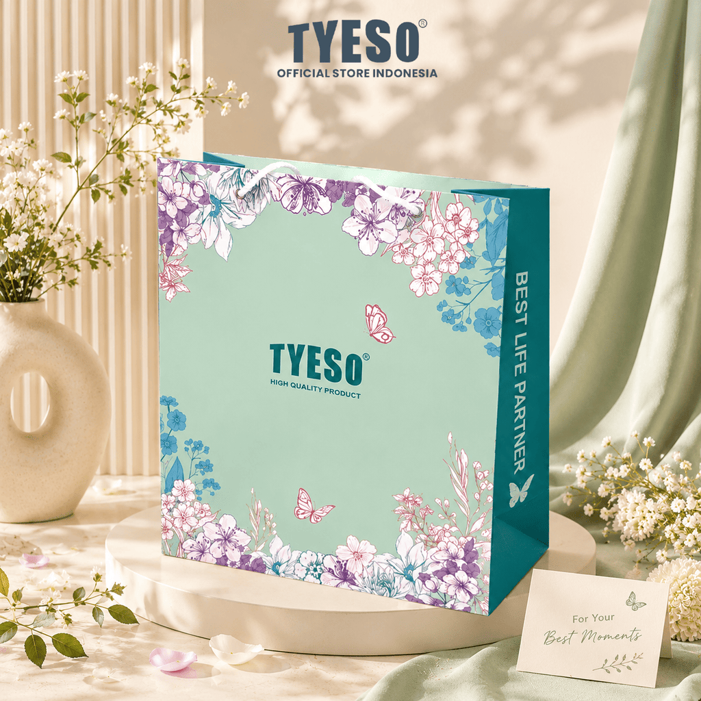 Paperbag Tyeso Indonesia Official Kotak Hadiah Kado Botol Minum
