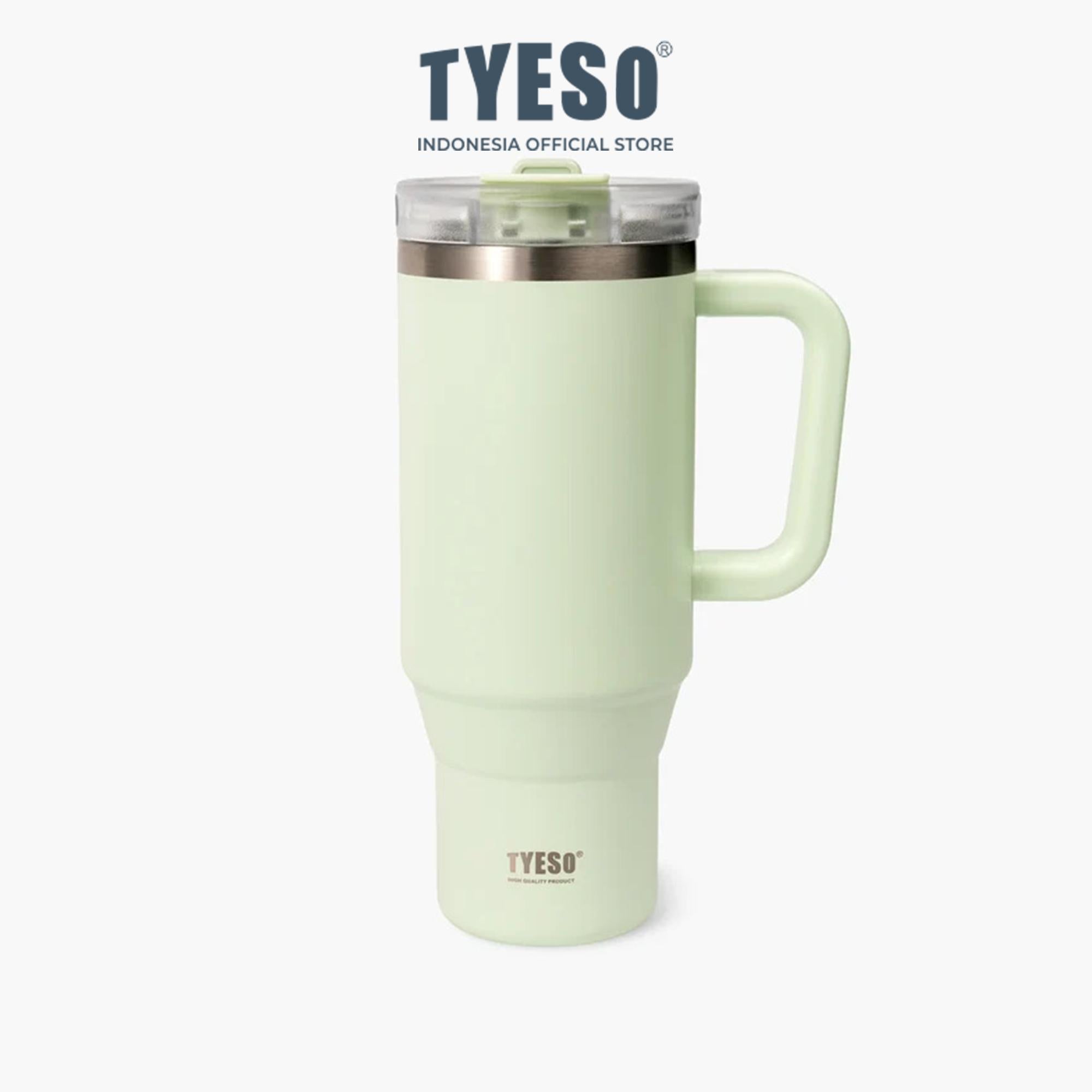Tyeso Tumbler TS-01-02905 1200mL 40 Oz Stainless Steel Aura Ceramic Vacuum Insulated BPA Free