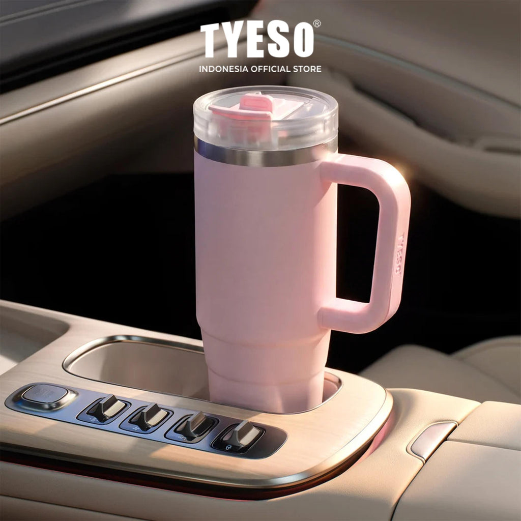 Tyeso Tumbler TS-01-02905 1200mL 40 Oz Stainless Steel Aura Ceramic Vacuum Insulated BPA Free
