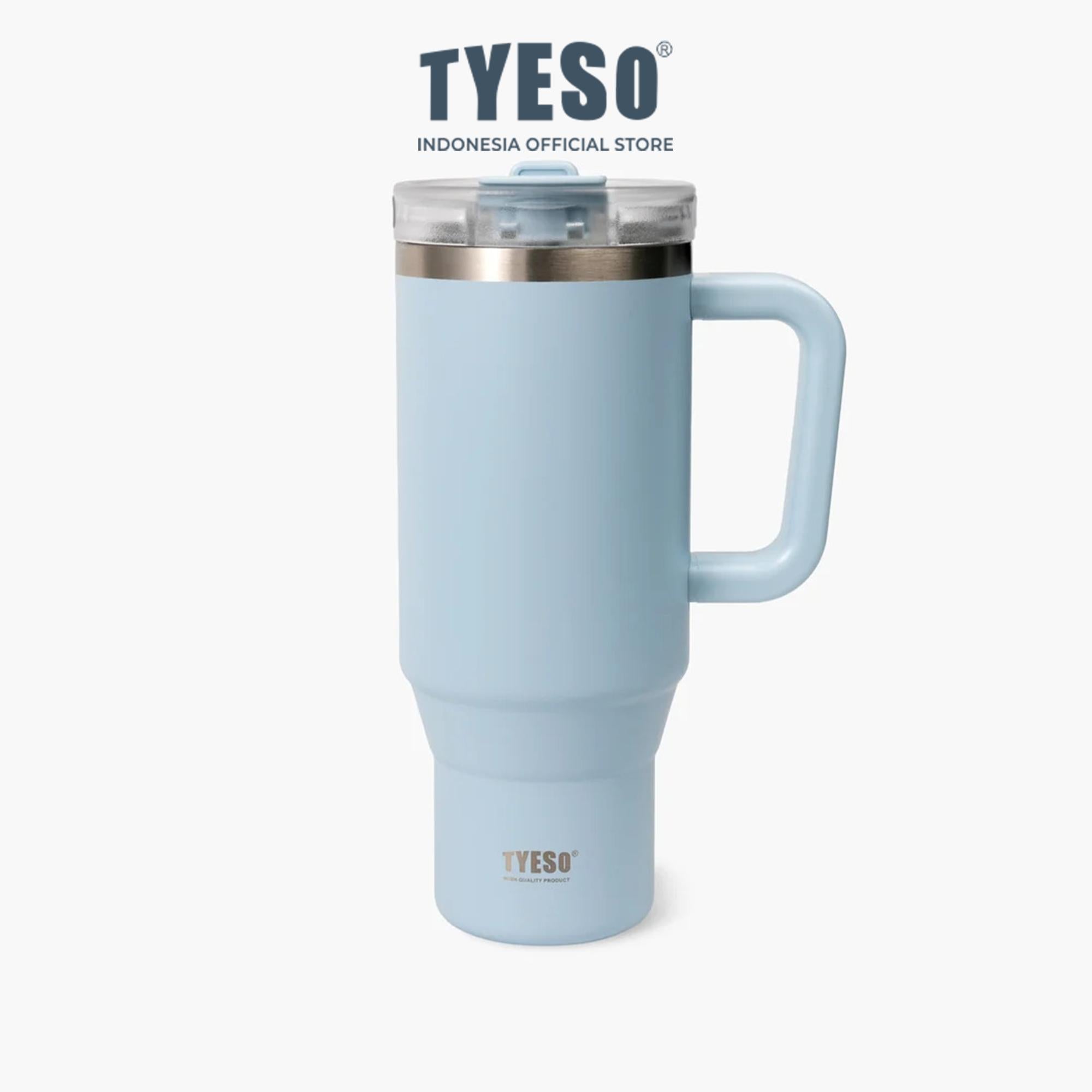 Tyeso Tumbler TS-01-02905 1200mL 40 Oz Stainless Steel Aura Ceramic Vacuum Insulated BPA Free