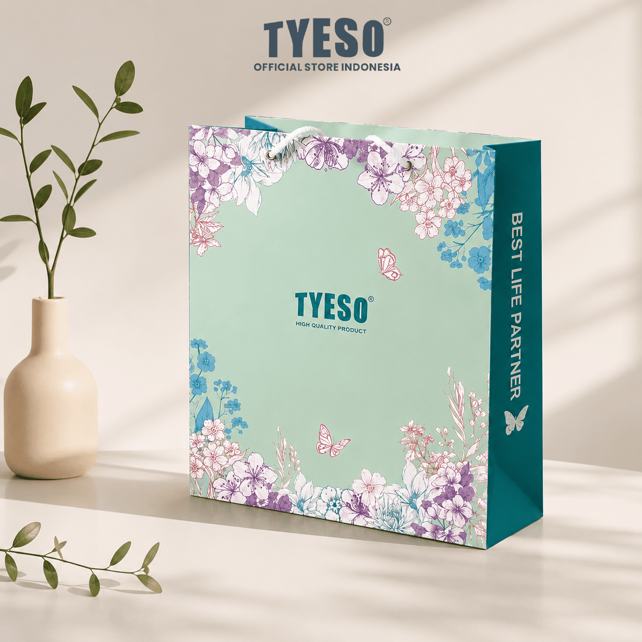 Paperbag Tyeso Indonesia Official Kotak Hadiah Kado Botol Minum
