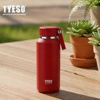 [ Mahogany Edition ]Tyeso Tumbler 500mL Botol Minum Sports TS-8755C Portable Mug Vacuum Insulated Stainless Steel