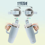 Tyeso Tumbler TS-01-02905 1200mL 40 Oz Stainless Steel Aura Ceramic Vacuum Insulated BPA Free