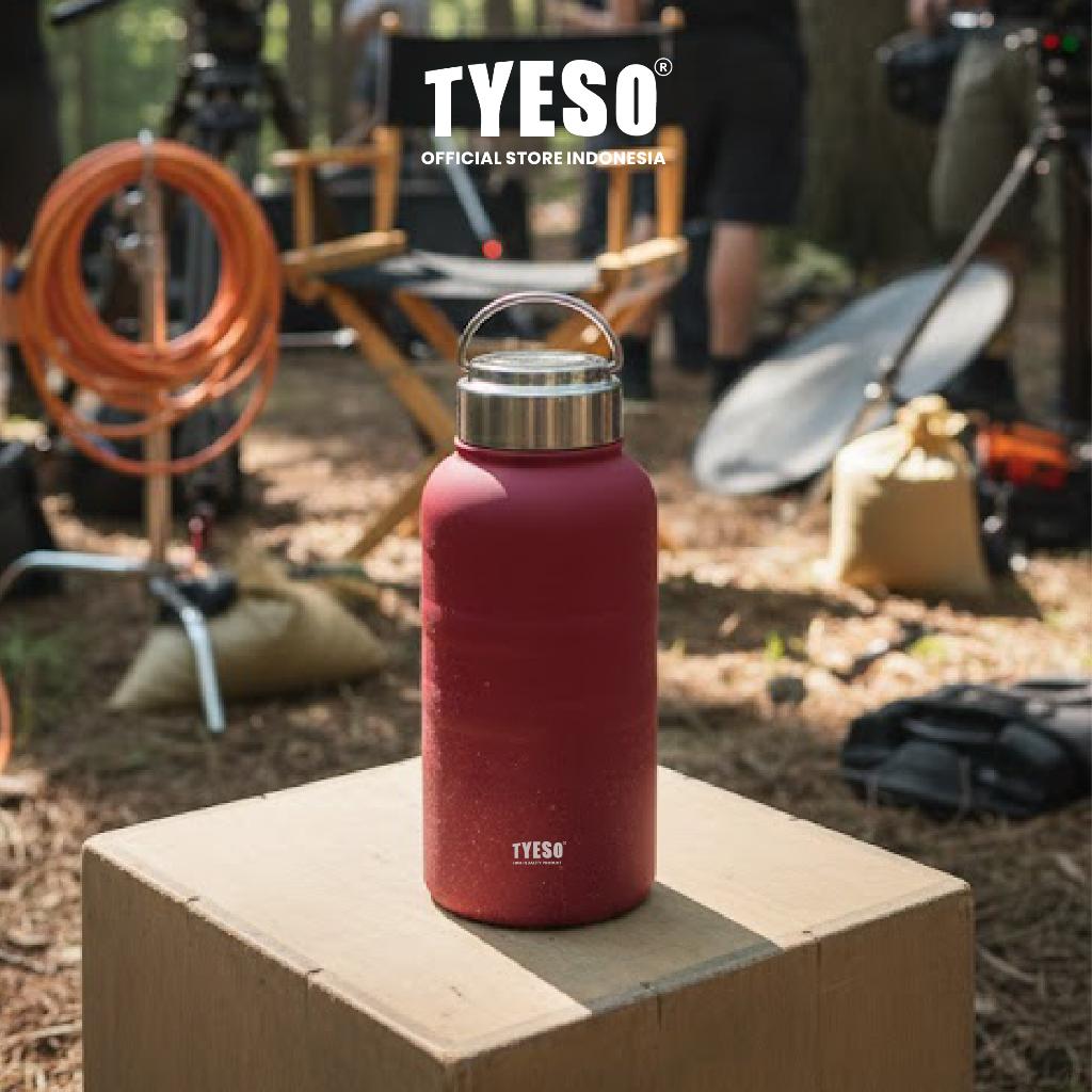 [Mahogany Edition] Tyeso Tumbler Caterpillar Mini 360ml Botol Minum TS-8833 Portable Vacuum Insulated Stainless Steel
