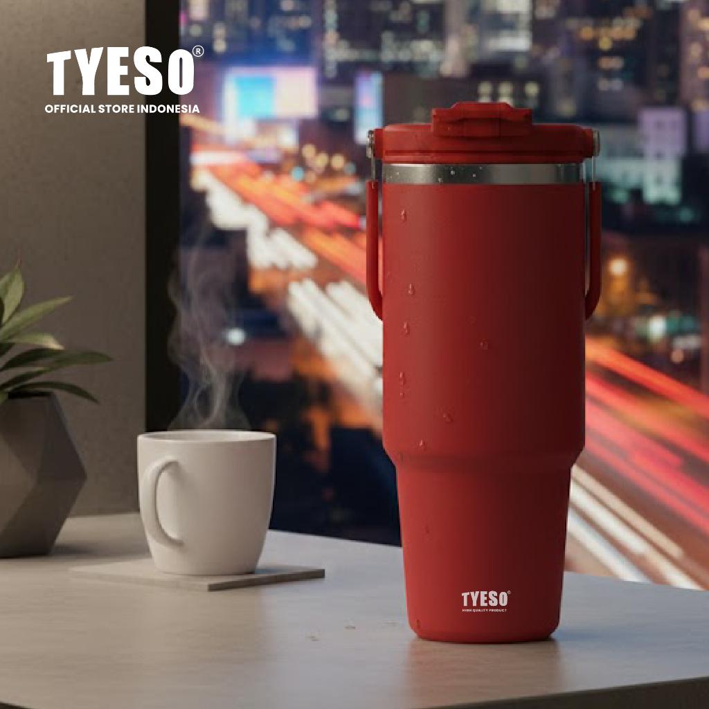 [Mahogany Edition] Tyeso Roam Tumbler Portable 900 ml TS-01024 Double Vacuum Insulated Stainless Steel