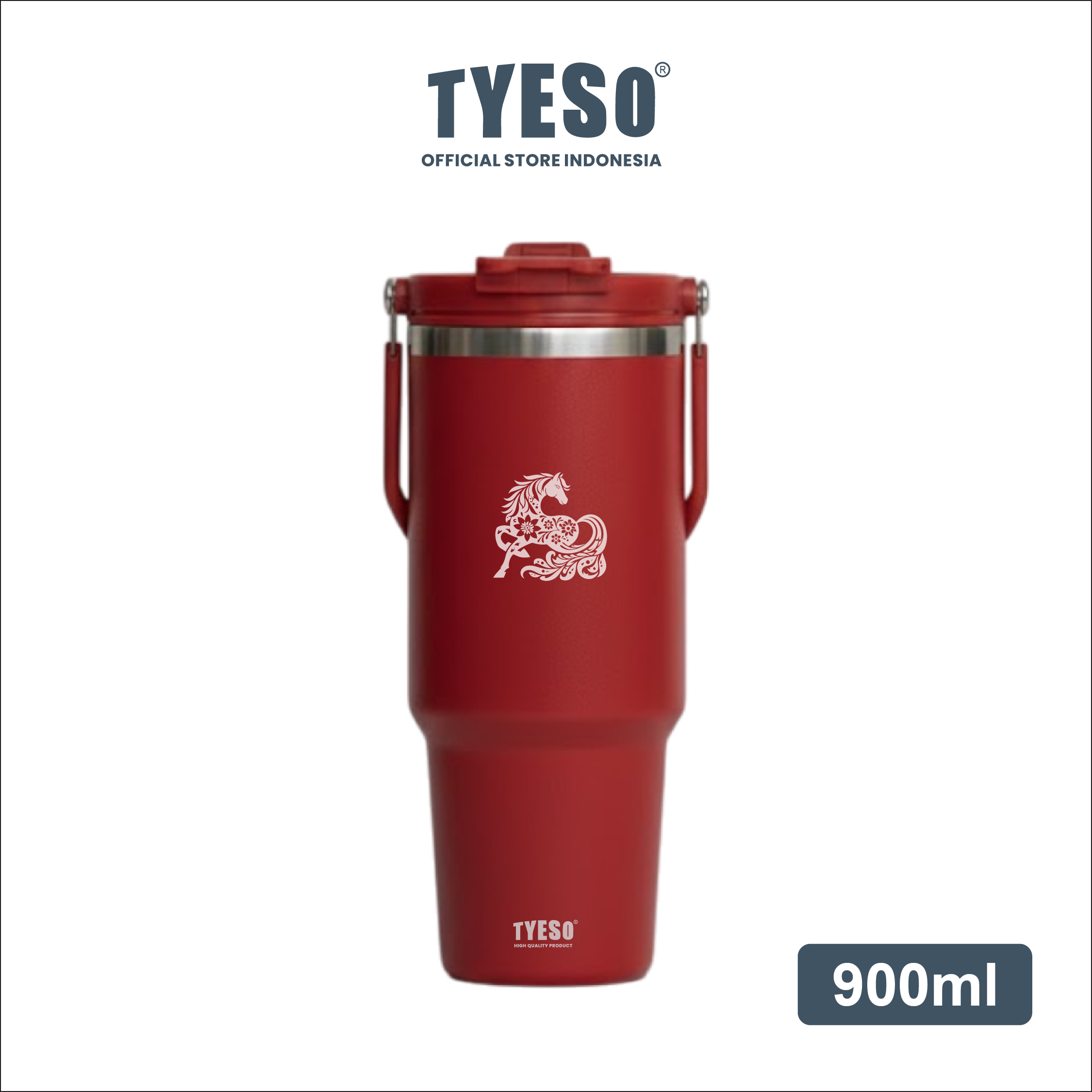 [Exclusive] Tyeso Tumbler Lunar Year Fire Horse Edition - Edisi Tahun Kuda Api Imlek 2026