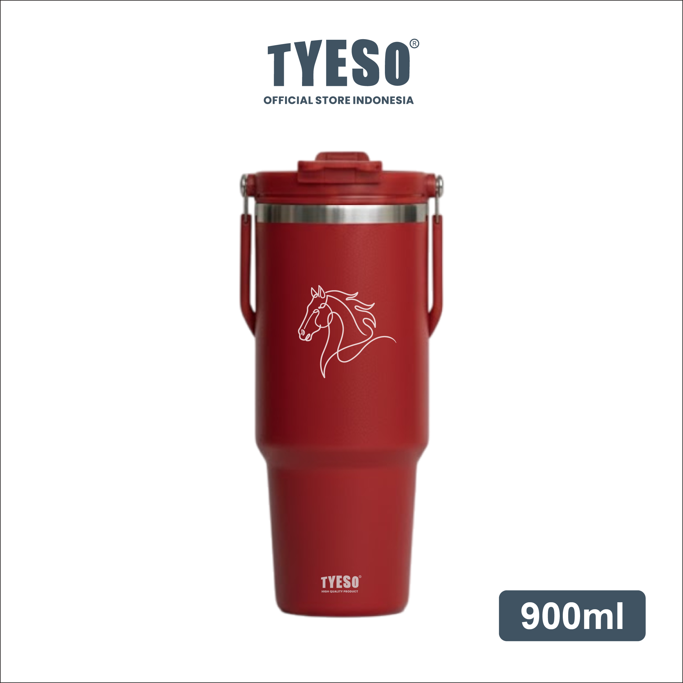 [Exclusive] Tyeso Tumbler Lunar Year Fire Horse Edition - Edisi Tahun Kuda Api Imlek 2026