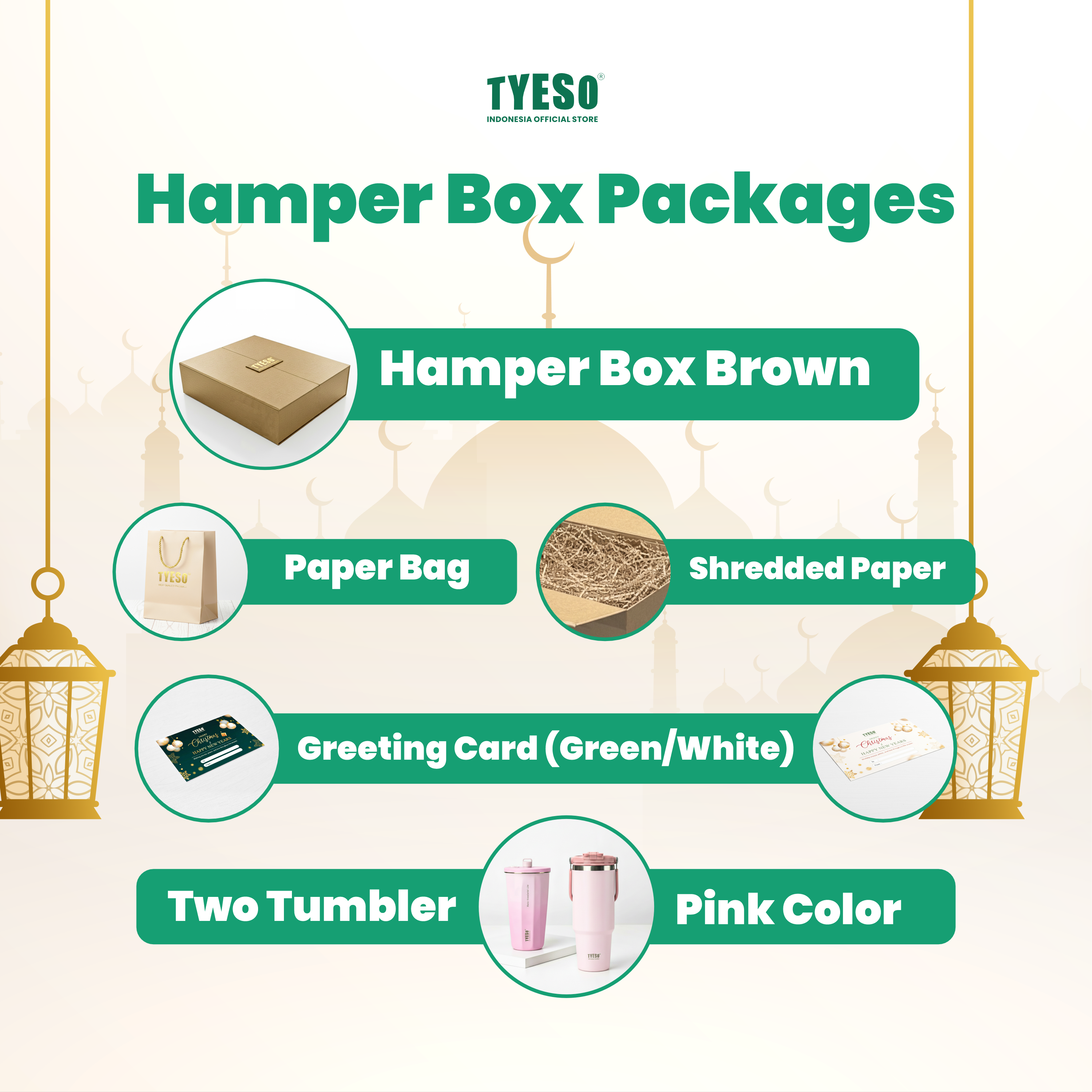 [Chill And Cheers Gold] Tyeso Hampers Premium Special Chill And Cheers Gold Box Tumbler Stainless Steel BPA FREE