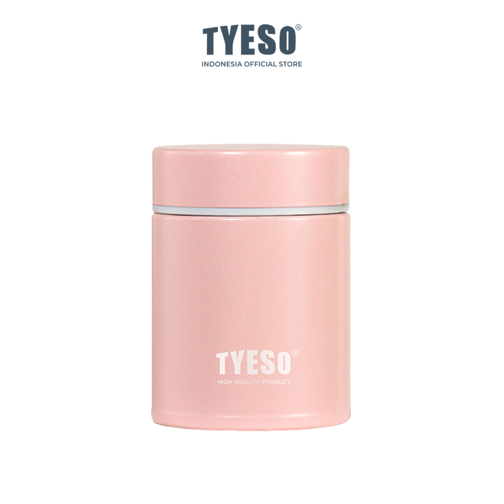 Food Jar TYESO TS-8762A Stainless Steel 200ML-Wadah Tempat Penyimpanan Bekal Makanan Tahan Panas Dan Dingin