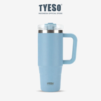 Tyeso Aura Tumbler Handle Portable Stainless Coffee cup 900 mL TS-8866 Thermos Cup Vacuum Insulated