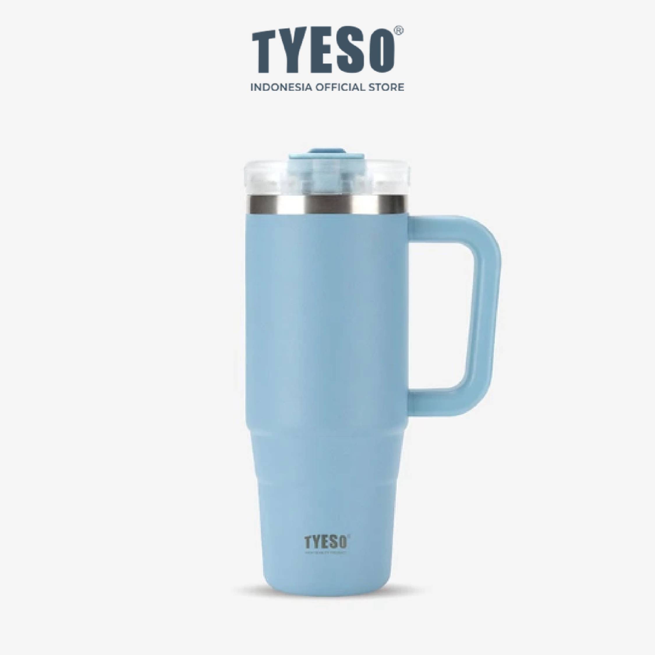 Tyeso Aura Tumbler Handle Portable Stainless Coffee cup 900 mL TS-8866 Thermos Cup Vacuum Insulated