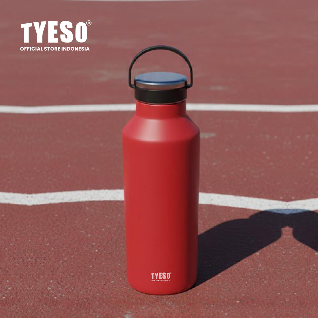[Mahogany Edition] Tyeso Tumbler Vacuum Insulated 750ml Botol Minum Sport Portable TS-01002 BPA FREE 25Oz