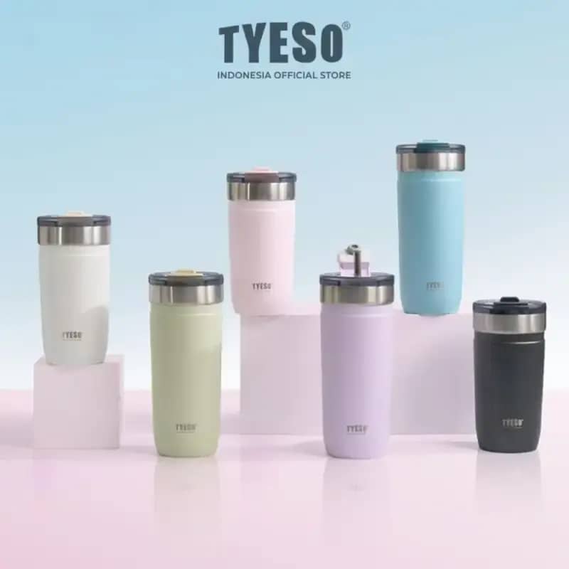 [NEW PRODUCT] Tyeso Silicone Handle Coffee Cup Portable TS-01-01020 550mL BPA FREE FREE 18 Oz