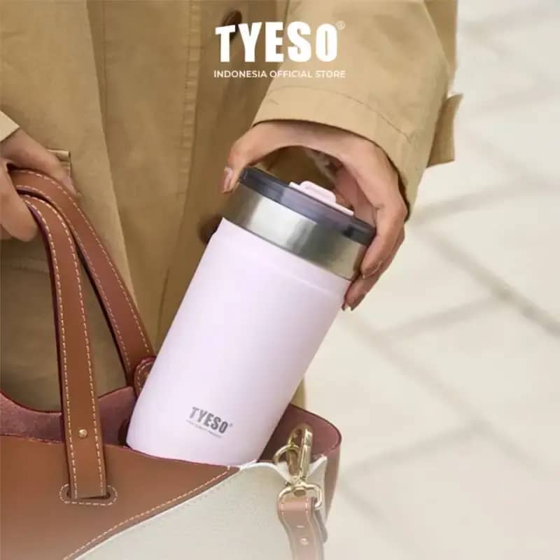 [NEW PRODUCT] Tyeso Silicone Handle Coffee Cup Portable TS-01-01020 550mL BPA FREE FREE 18 Oz