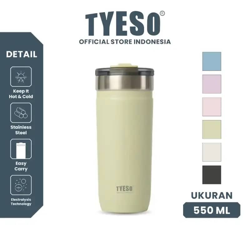 [NEW PRODUCT] Tyeso Silicone Handle Coffee Cup Portable TS-01-01021 710mL BPA FREE FREE 24Oz