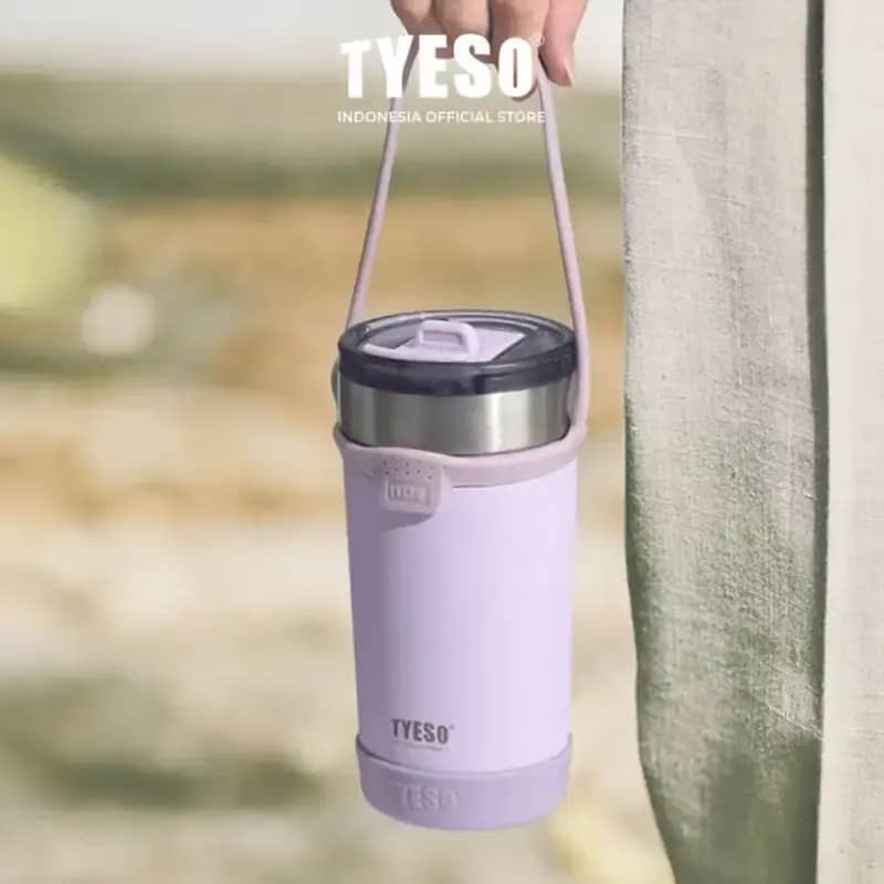 [NEW PRODUCT] Tyeso Silicone Handle Coffee Cup Portable TS-01-01021 710mL BPA FREE FREE 24Oz