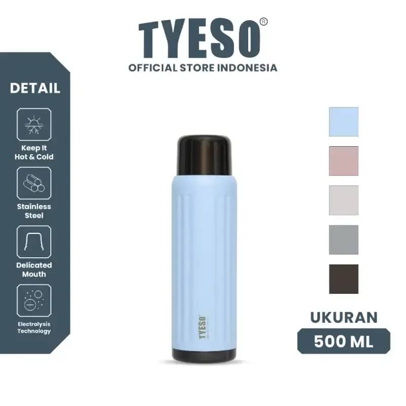 [NEW PRODUCT] Tyeso Tumbler Vacuuminsulated Personal Bottle Stainless Steel TS-01-01048 500mL BPA FREE