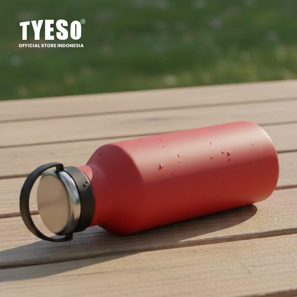 [Mahogany Edition] Tyeso Tumbler Vacuum Insulated 750ml Botol Minum Sport Portable TS-01002 BPA FREE 25Oz