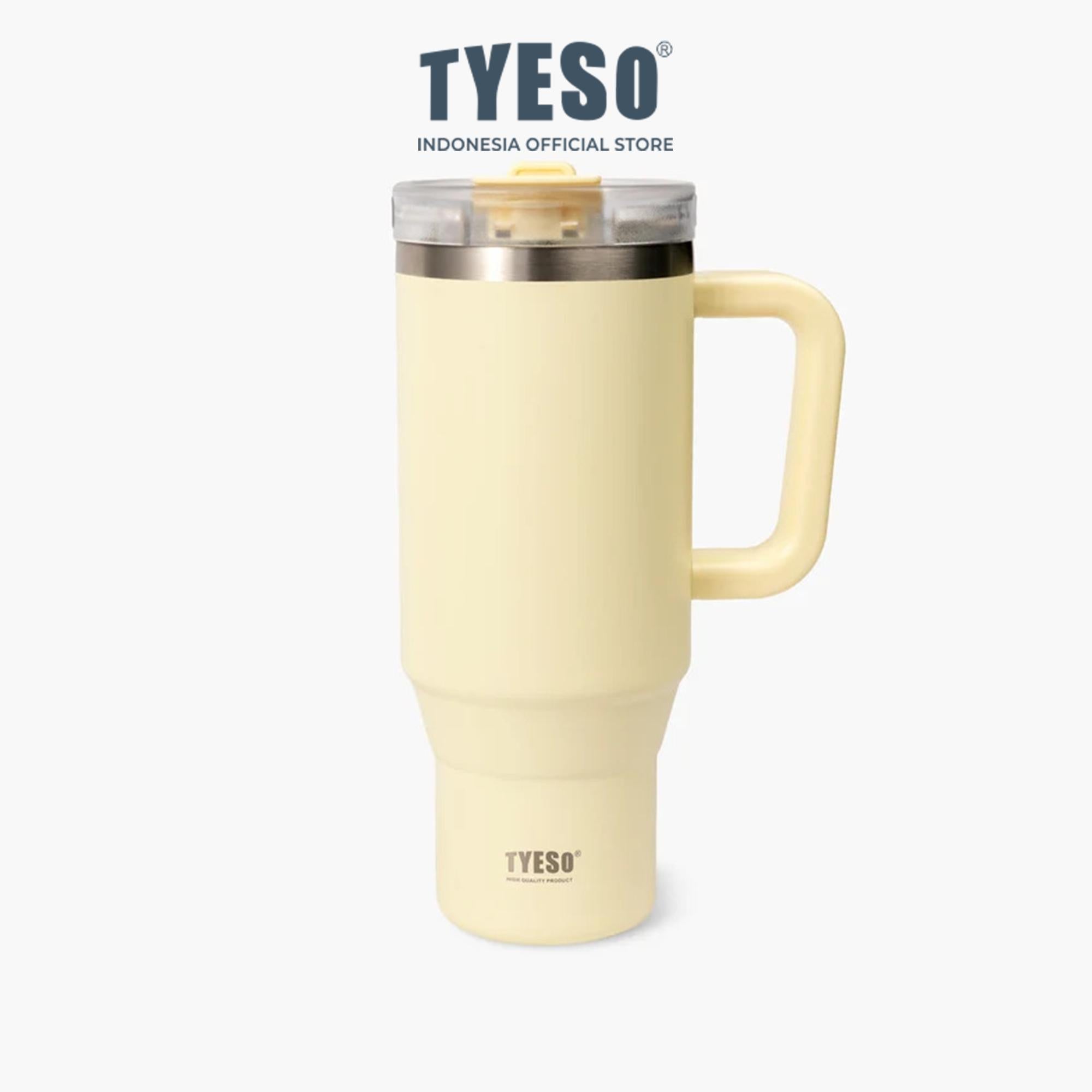 Tyeso Tumbler TS-01-02905 1200mL 40 Oz Stainless Steel Aura Ceramic Vacuum Insulated BPA Free