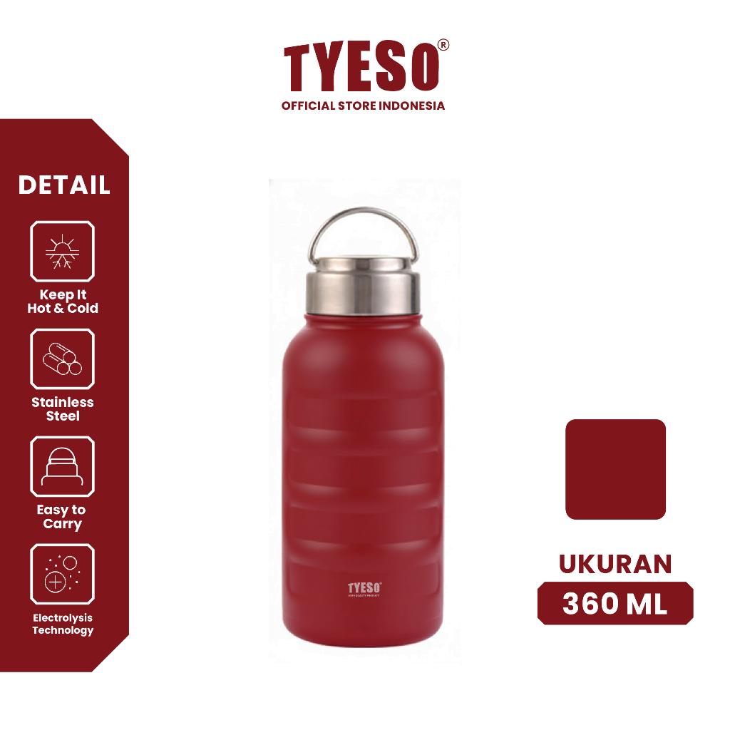 [Mahogany Edition] Tyeso Tumbler Caterpillar Mini 360ml Botol Minum TS-8833 Portable Vacuum Insulated Stainless Steel
