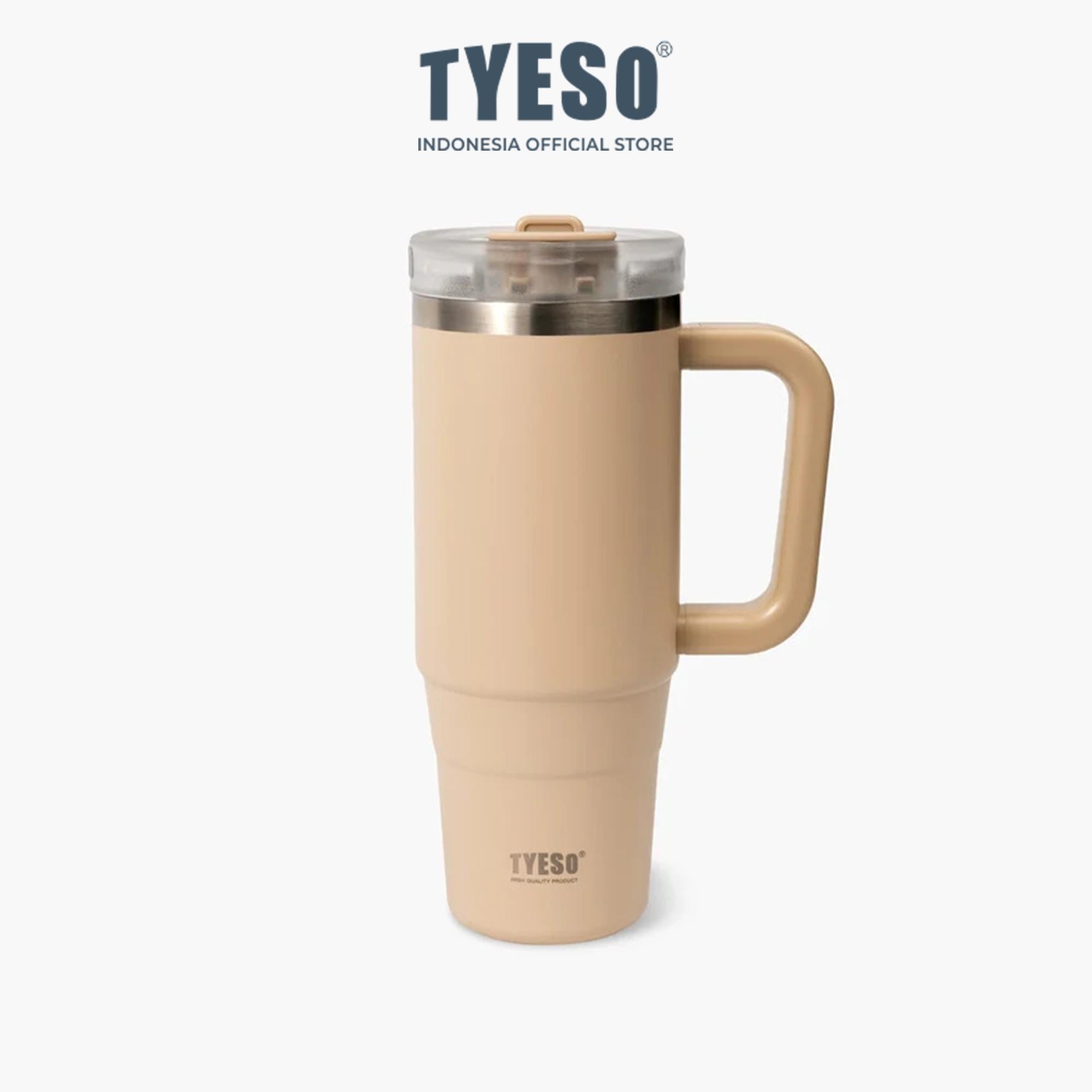 Tyeso Tumbler TS-01-02905 1200mL 40 Oz Stainless Steel Aura Ceramic Vacuum Insulated BPA Free