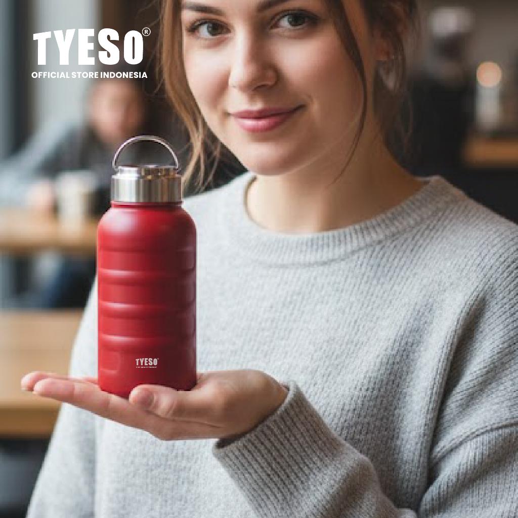 [Mahogany Edition] Tyeso Tumbler Caterpillar Mini 360ml Botol Minum TS-8833 Portable Vacuum Insulated Stainless Steel