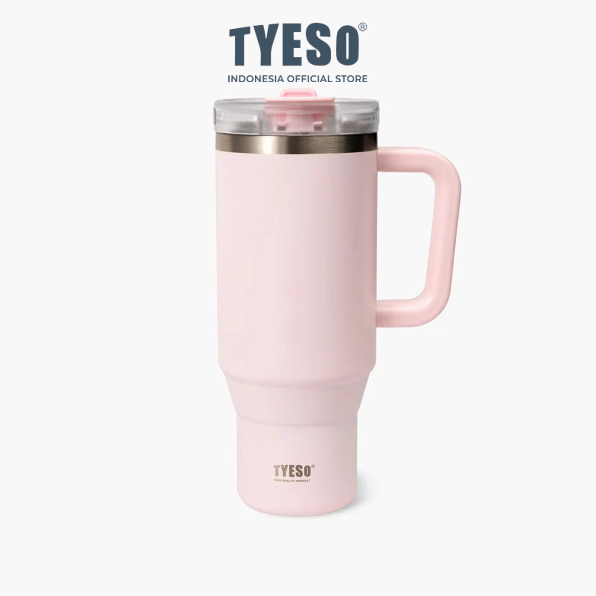 Tyeso Tumbler TS-01-02905 1200mL 40 Oz Stainless Steel Aura Ceramic Vacuum Insulated BPA Free