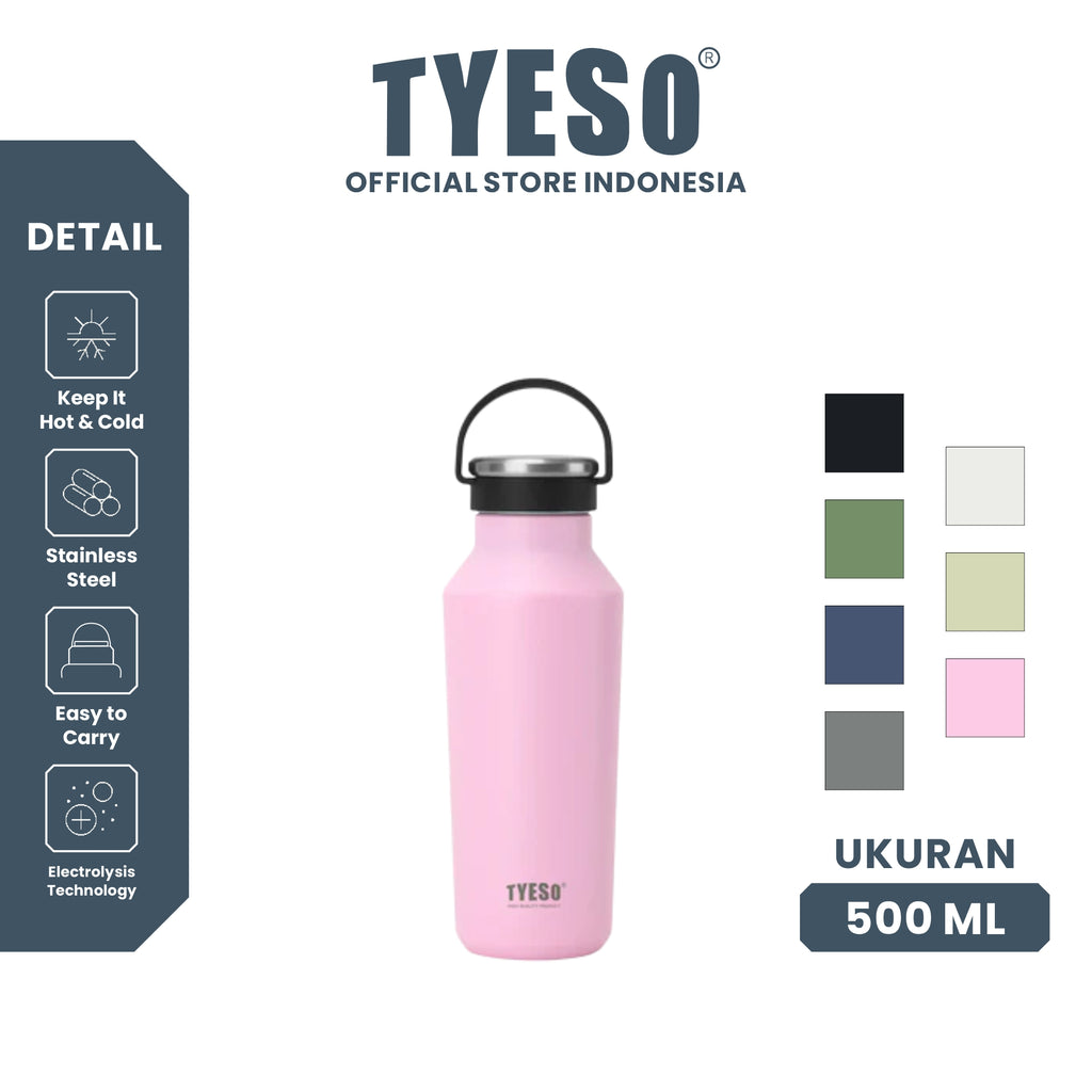 [NEW PRODUCT] Tyeso Tumbler  Vacuum Insulated 500ml Botol Minum Sport Portable  TS-01001 BPA FREE 19 Oz