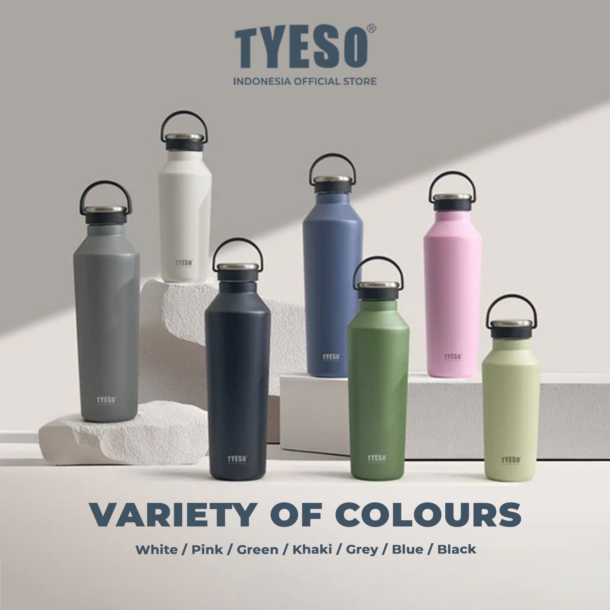 [NEW PRODUCT] Tyeso Tumbler  Vacuum Insulated 500ml Botol Minum Sport Portable  TS-01001 BPA FREE 19 Oz