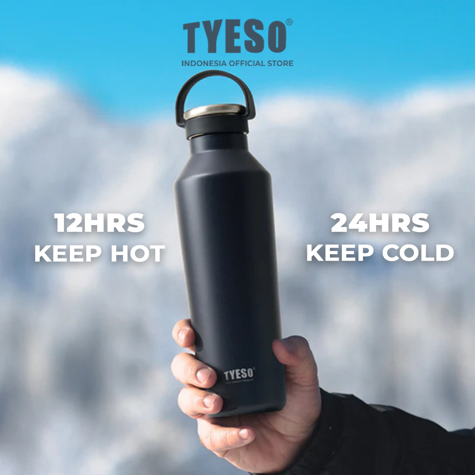 [NEW PRODUCT] Tyeso Tumbler Vacuum Insulated 750ml Botol Minum Sport Portable TS-01002 BPA FREE 25 Oz