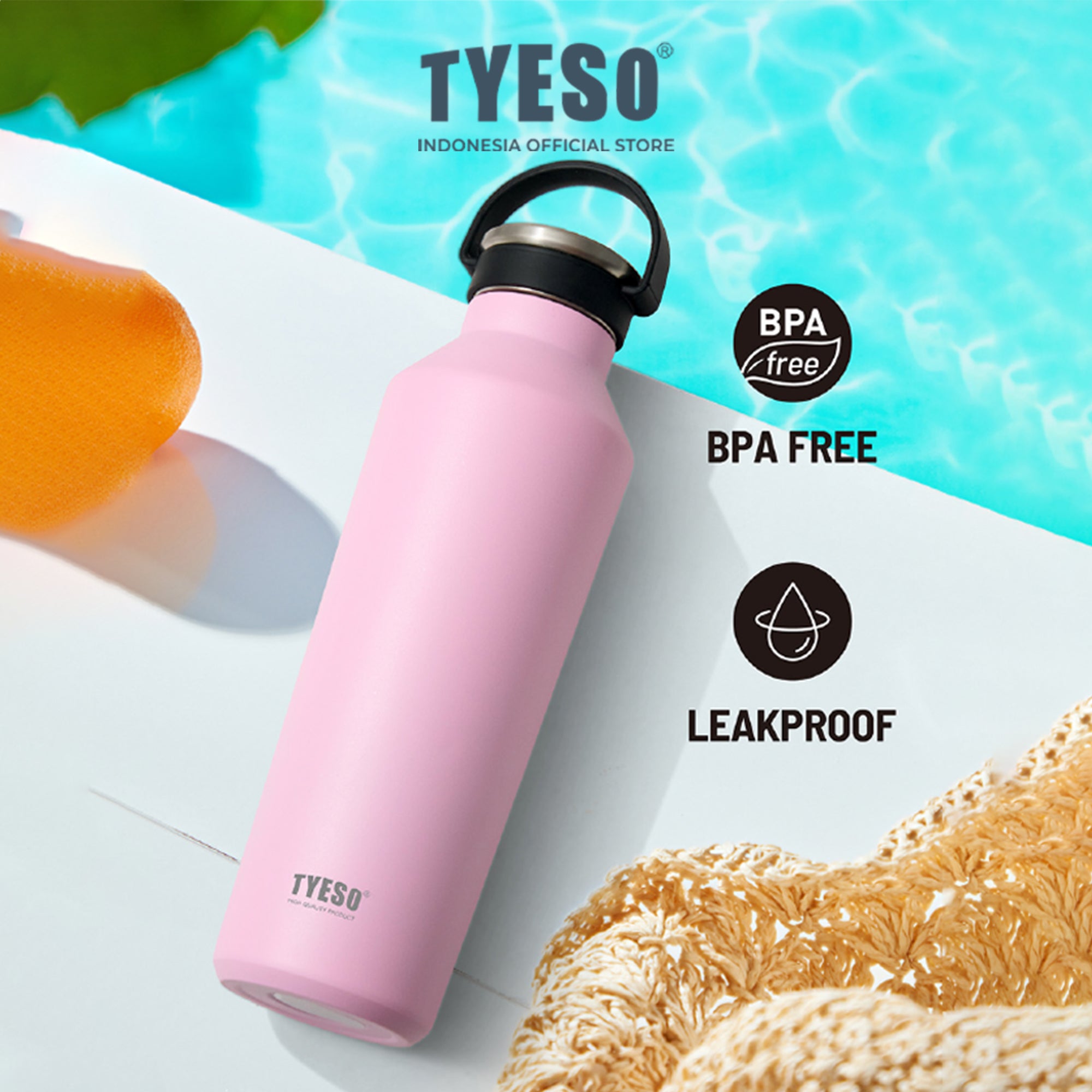 [NEW PRODUCT] Tyeso Tumbler Vacuum Insulated 750ml Botol Minum Sport Portable TS-01002 BPA FREE 25 Oz