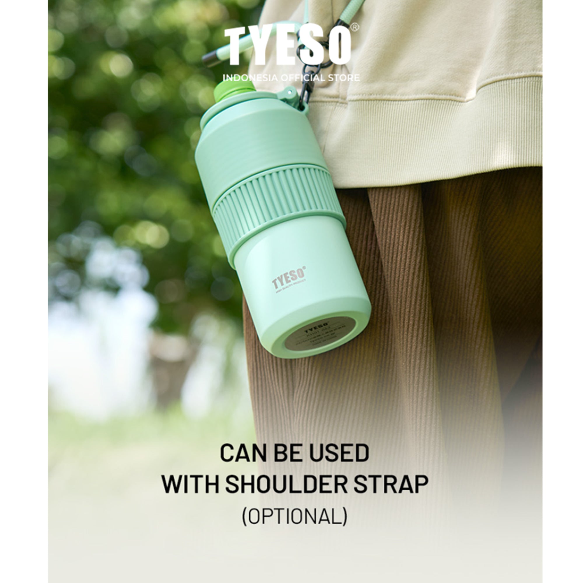 [NEW PRODUCT] Tyeso Pendingin Botol 900-1000ml Botol Minum Vaccum Insulated PET  Portable TS-01005 BPA FREE